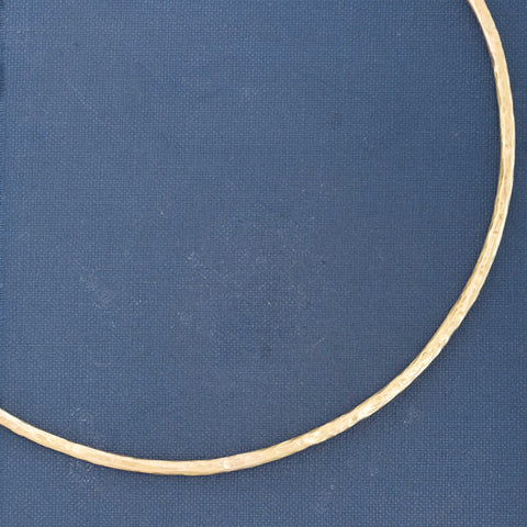 Vintage Hammered Collar Necklace