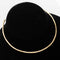 Vintage Hammered Open Collar Necklace