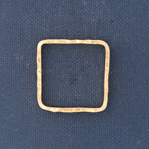 Vintage Hammered Square Shank Band