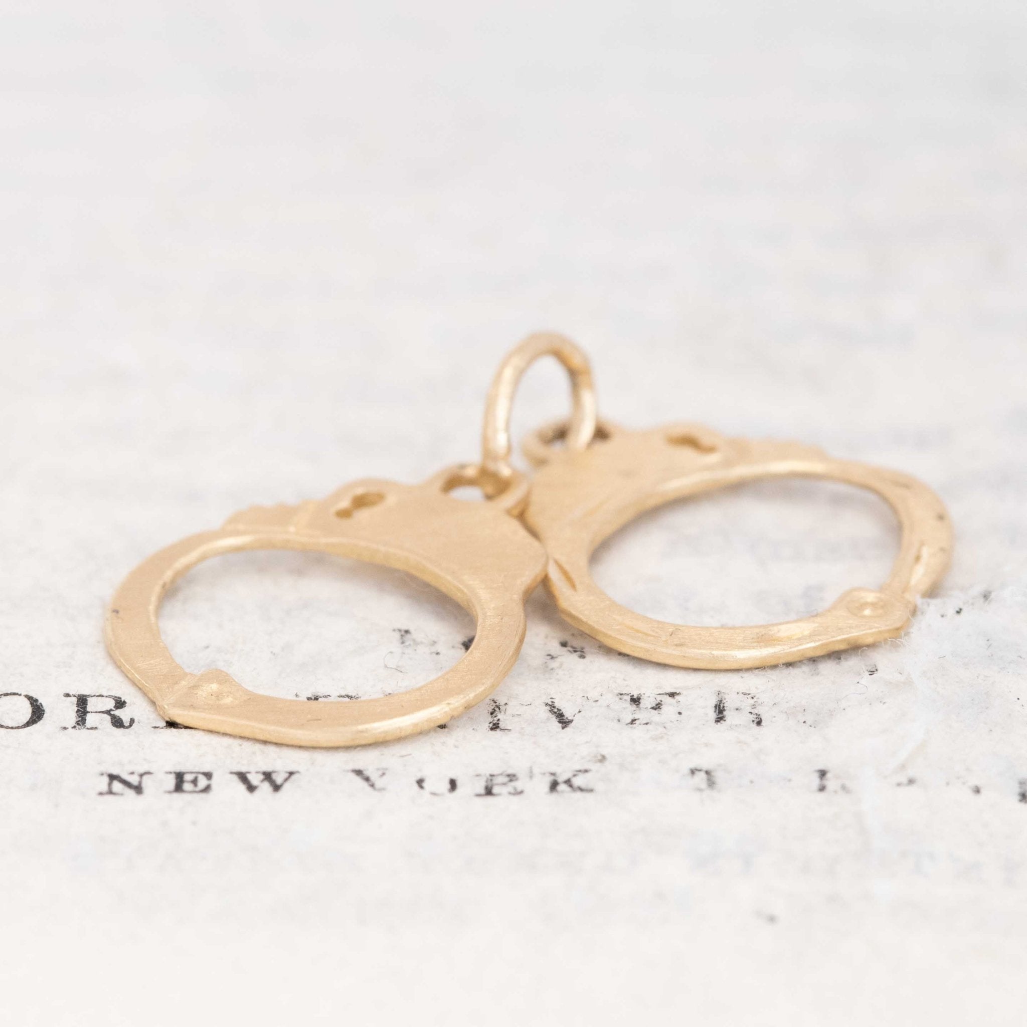 Vintage Handcuff Charm