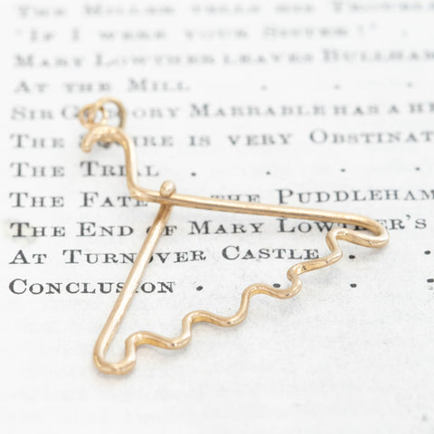 Vintage Hanger Charm Holder Pendant