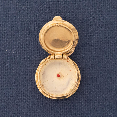 Vintage Happy Birthday Cake Charm