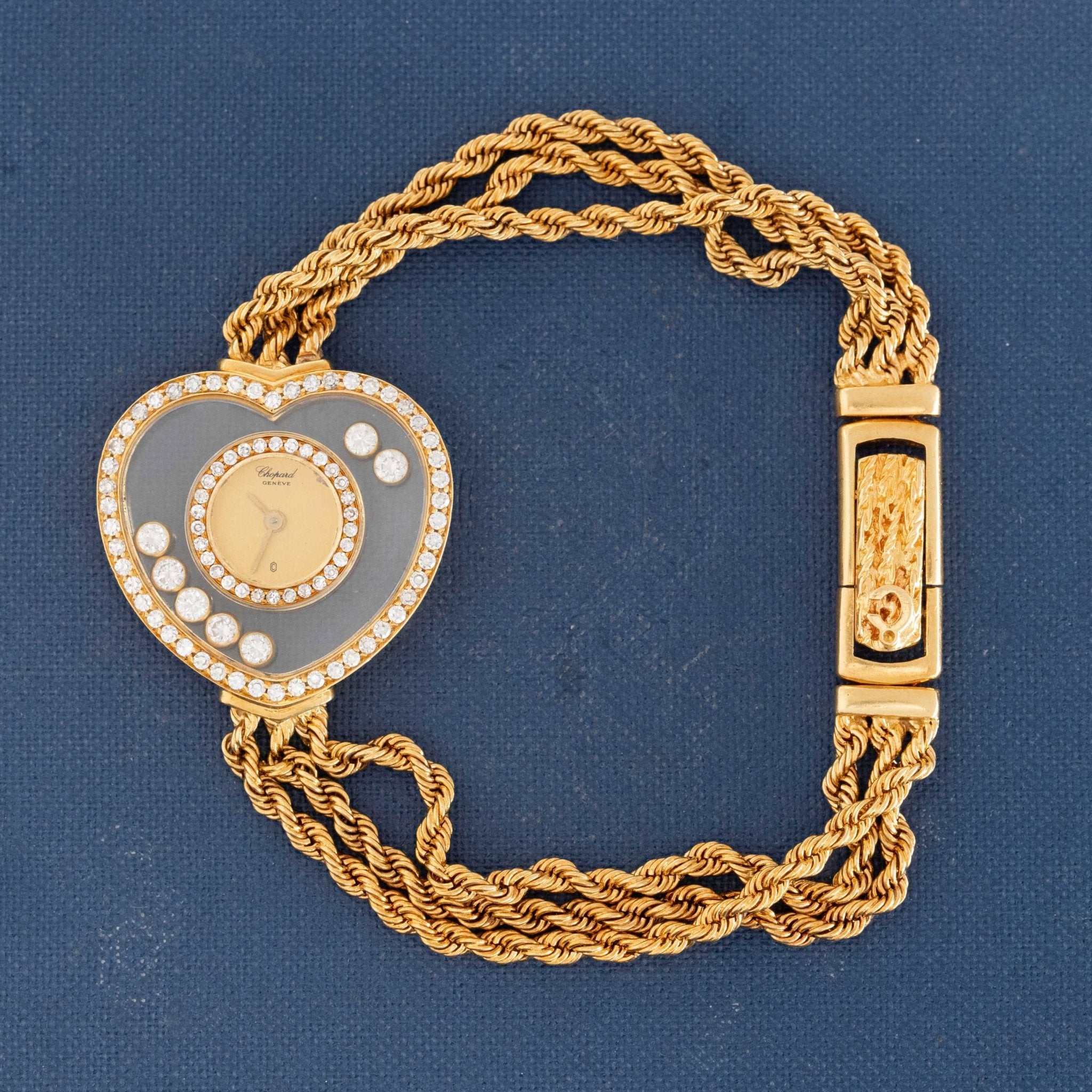 Vintage Happy Diamond Heart Watch, by Chopard