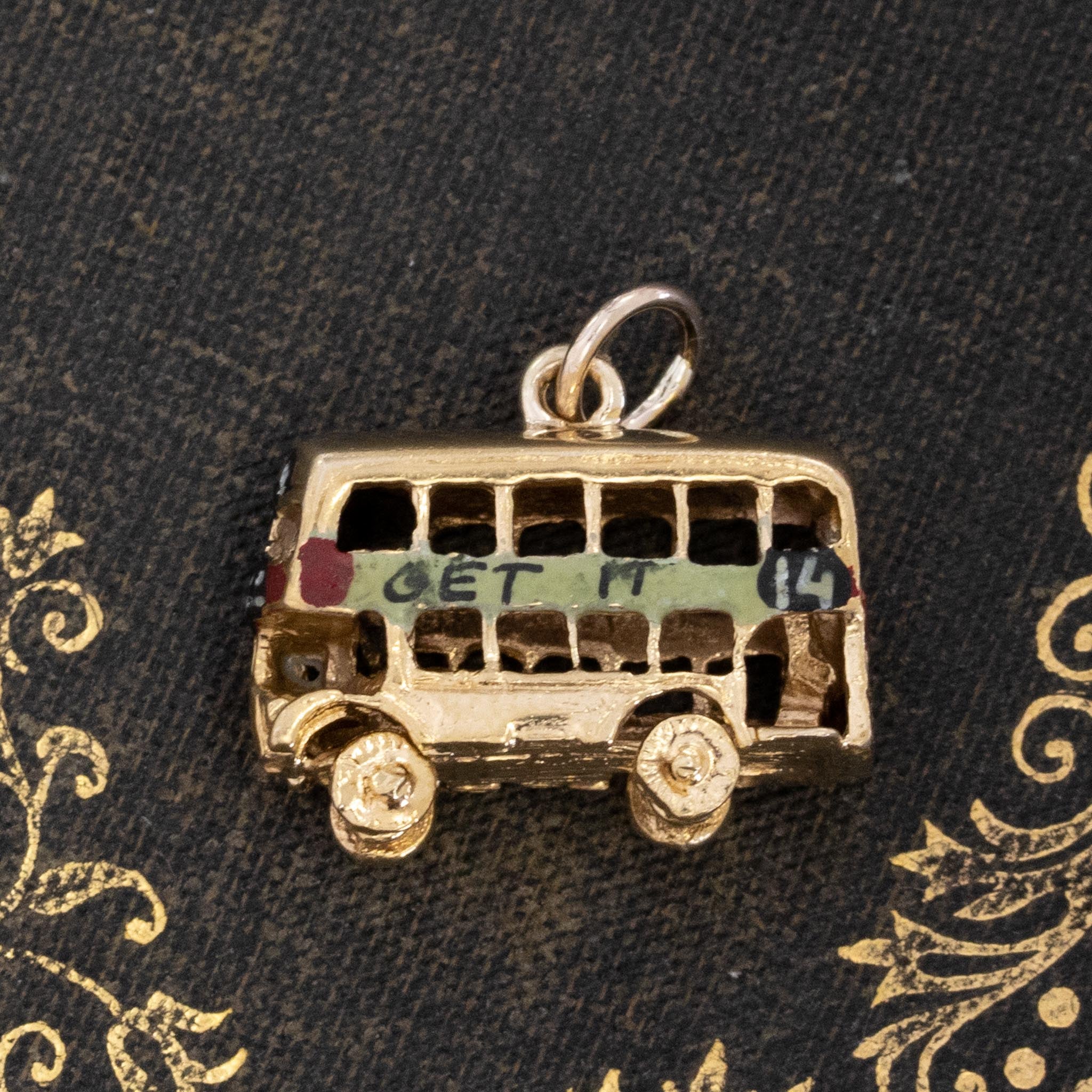 Vintage Harrods Bus Charm