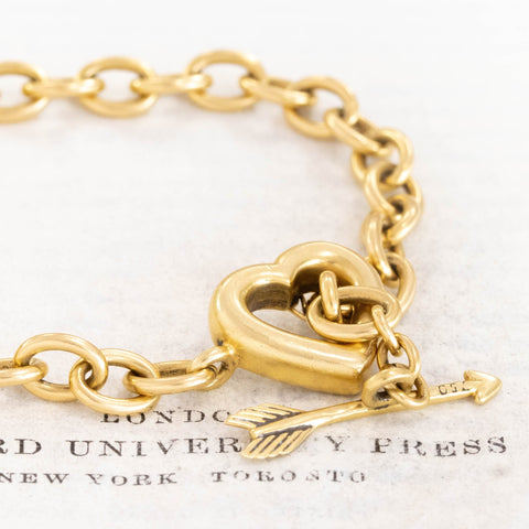 Vintage Heart and Arrow Toggle Bracelet, by Tiffany and Co