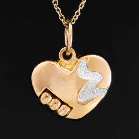Vintage Heart Charm/Pendant