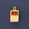 Vintage Heart Enamel Mail Box Charm