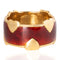 Vintage Heart Enamel Wide Band, by Schlumberger for Tiffany & Co.