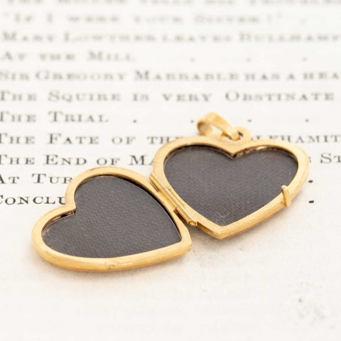 Vintage Heart Locket Pendant