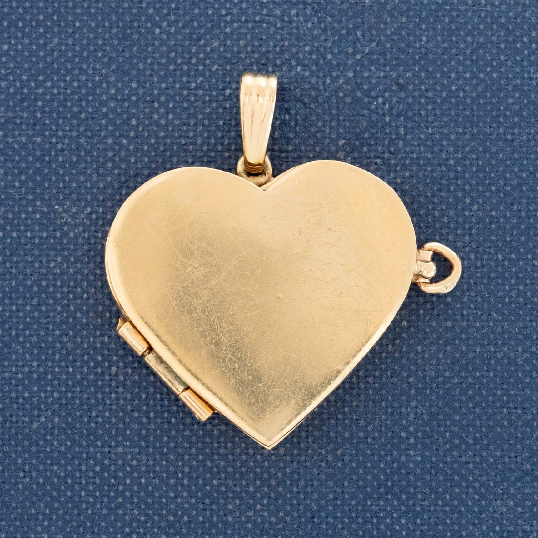 Vintage Heart Locket Pendant