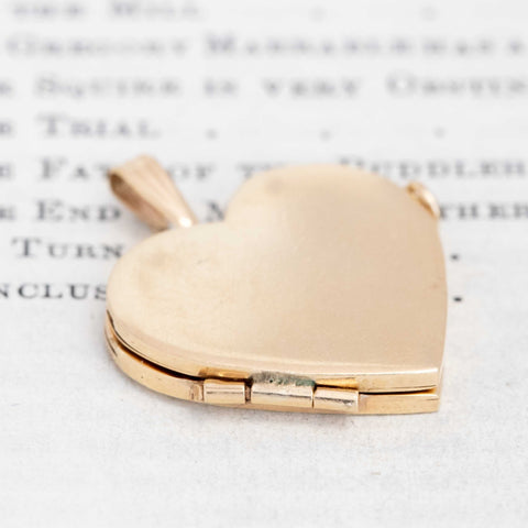 Vintage Heart Locket Pendant