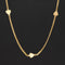 Vintage Heart Station Necklace