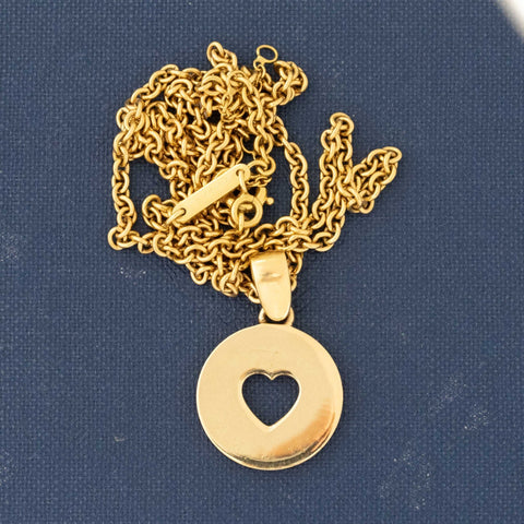 Vintage Heart Symbol Pendant by Cartier