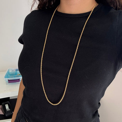 Vintage Heavy Braided Rope Chain