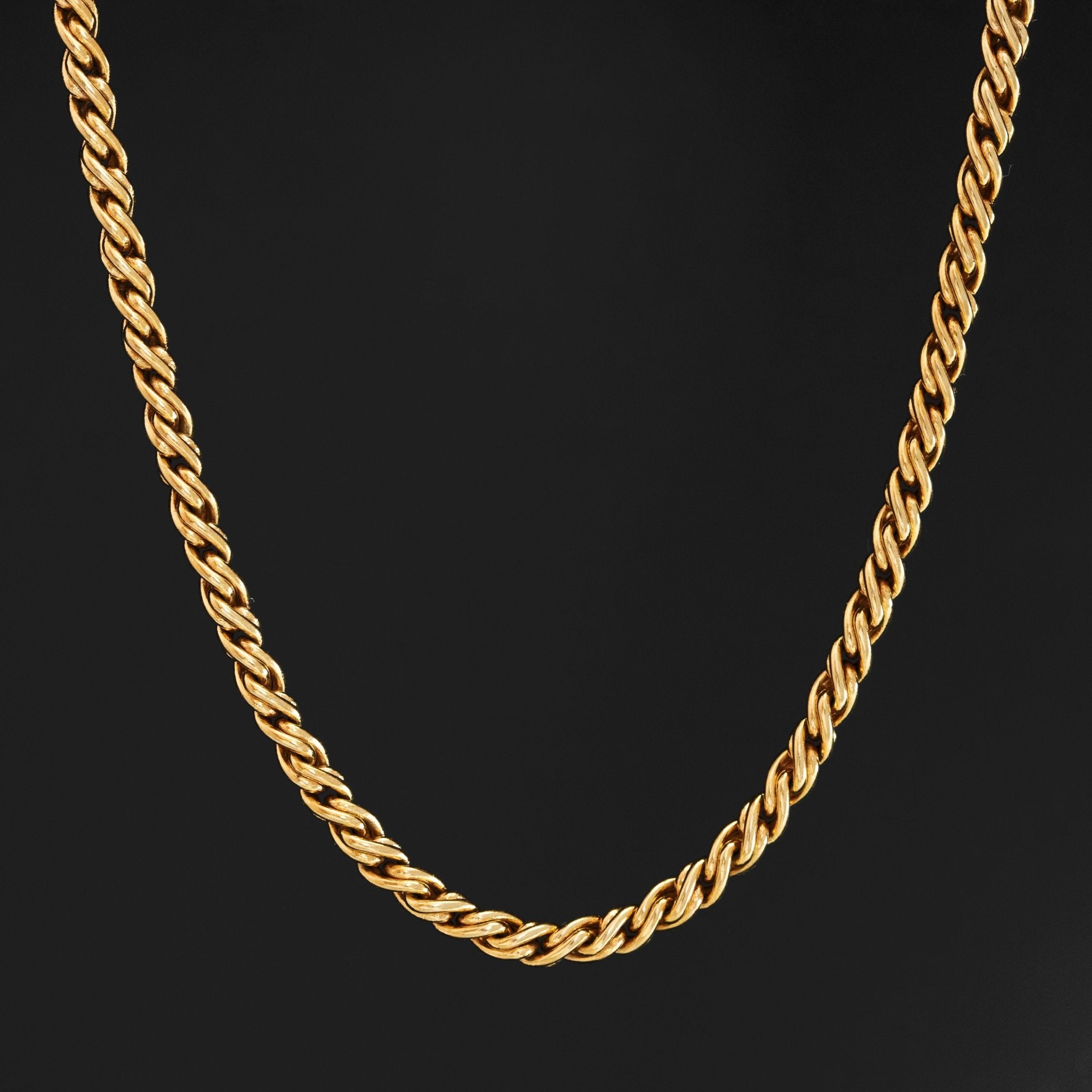 Vintage Heavy Braided Rope Chain