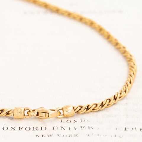 Vintage Heavy Braided Rope Chain