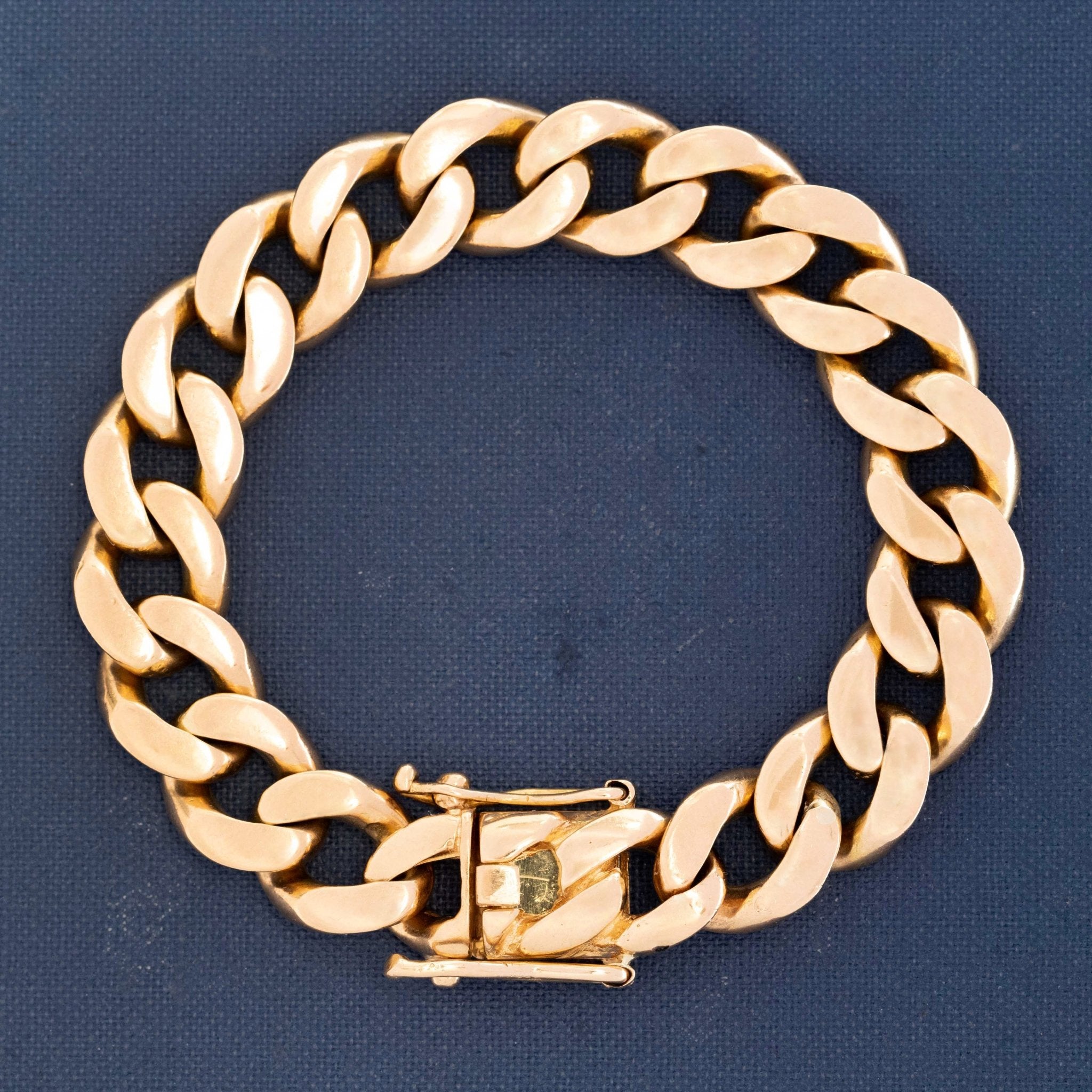 Vintage Heavy Curb Link Bracelet