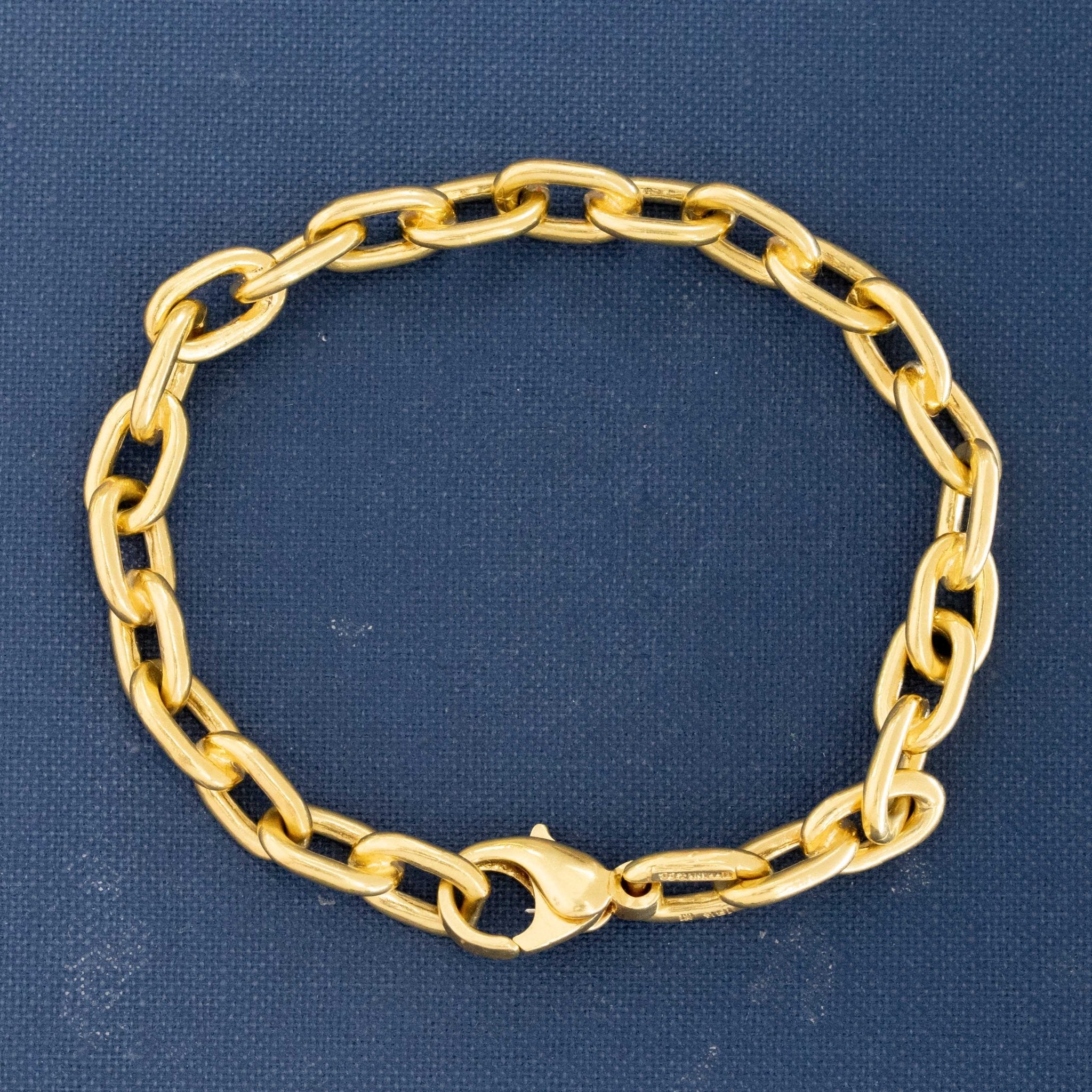 Vintage Heavy Oval Link/Paper Clip Bracelet, by Tiffany & Co.