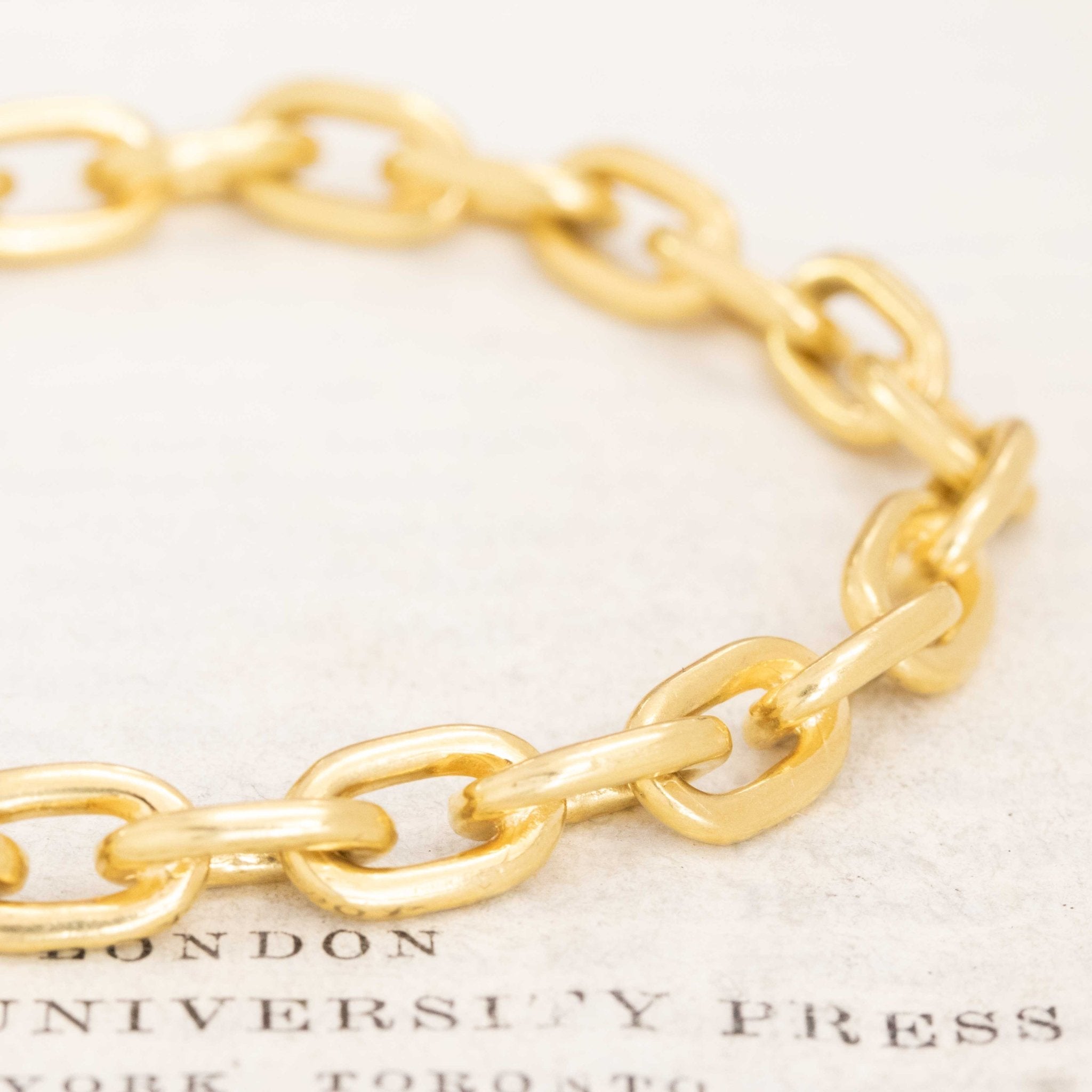 Vintage Heavy Oval Link/Paper Clip Bracelet by Tiffany & Co.