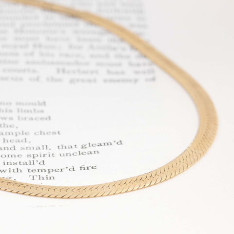 Vintage Herringbone Chain, Italian