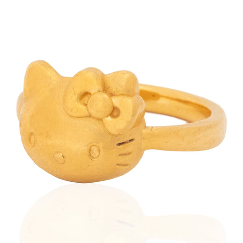 Vintage High Karat Hello Kitty Ring