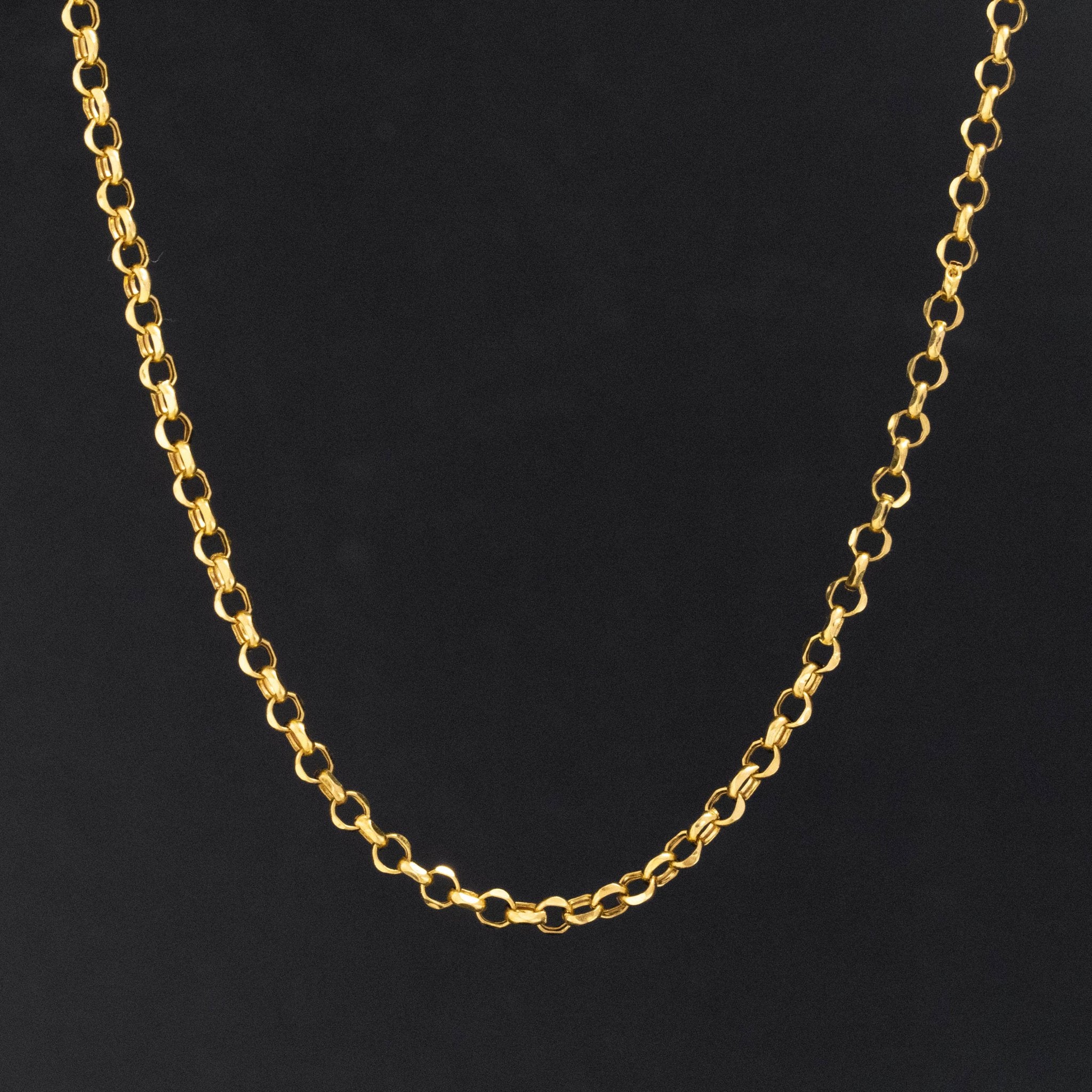 Vintage High Karat Rolo Chain