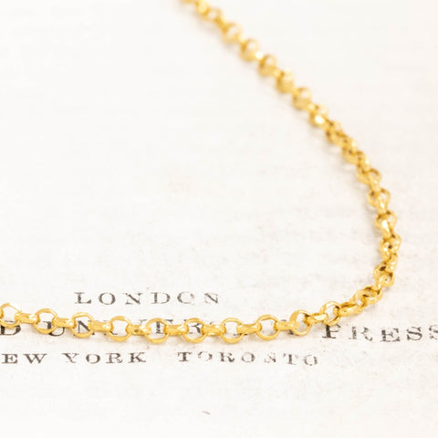 Vintage High Karat Rolo Chain