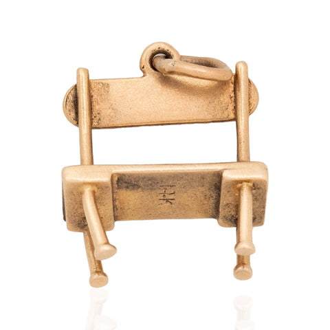 Vintage "Hold Me Tight" Park Bench Charm