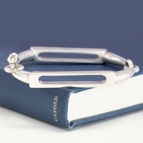 Vintage Horsebit Silver Bracelet, by Gucci