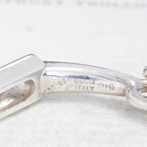 Vintage Horsebit Silver Bracelet, by Gucci