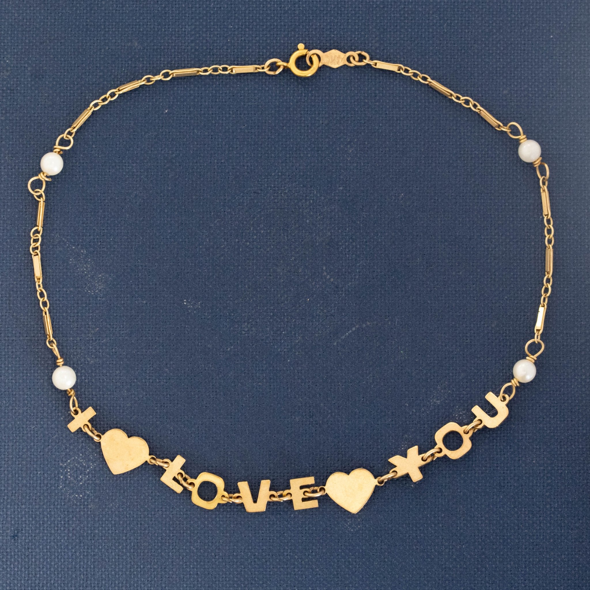 Vintage I Love You Bracelet