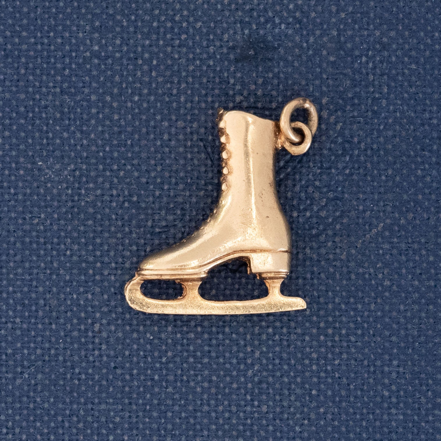 Vintage Ice Skate Charm