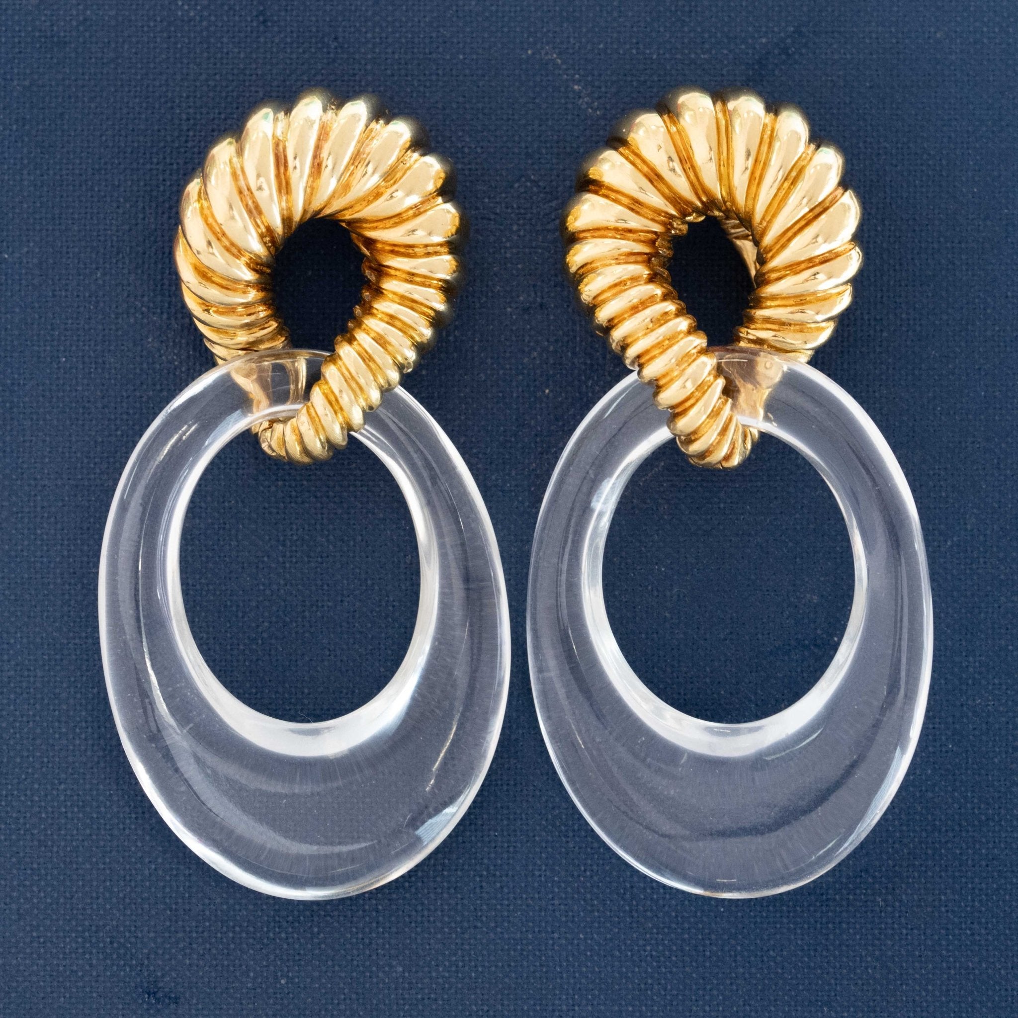 Vintage Interchangeable Door Knocker Earrings, by Tiffany & Co.