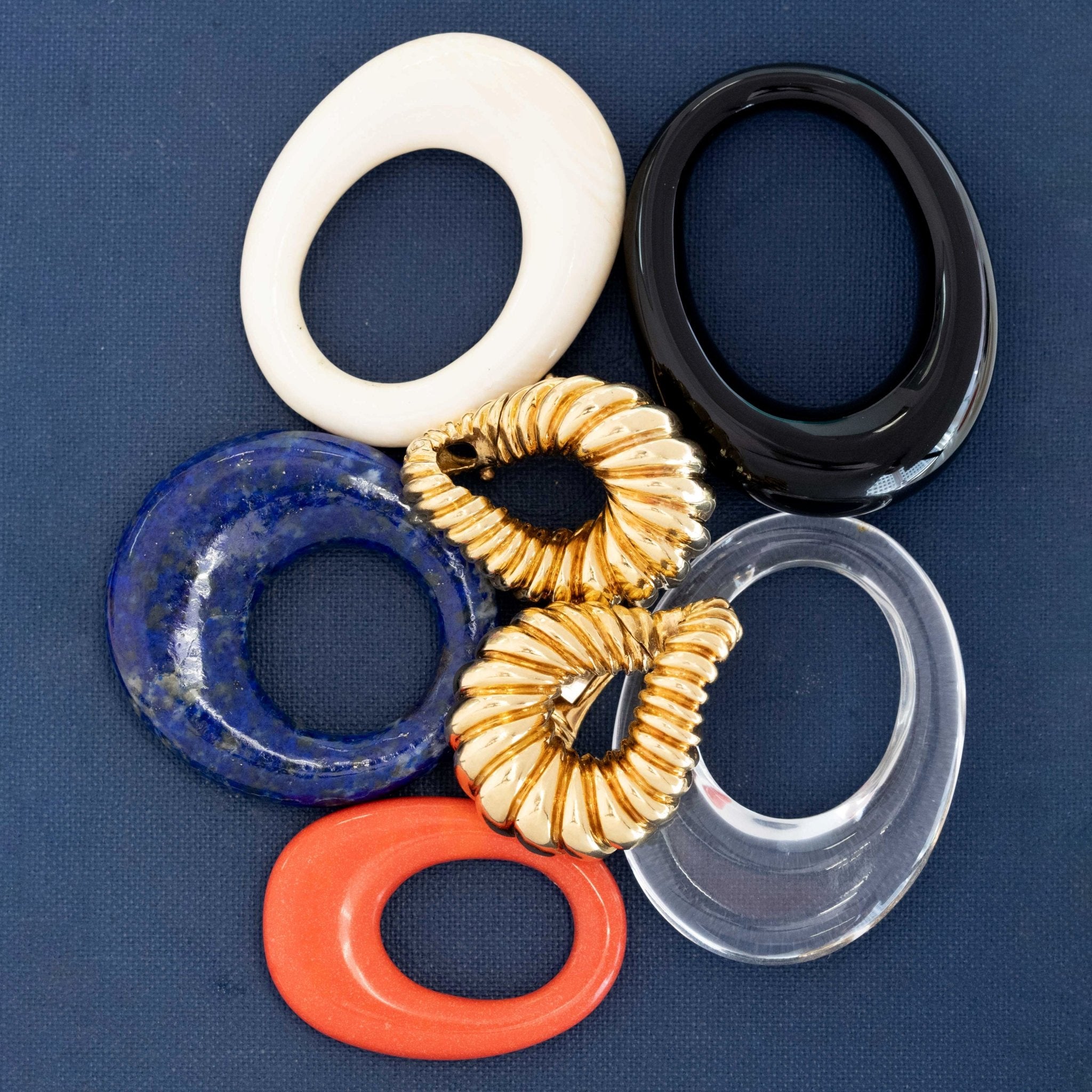 Vintage Interchangeable Door Knocker Earrings, by Tiffany & Co.