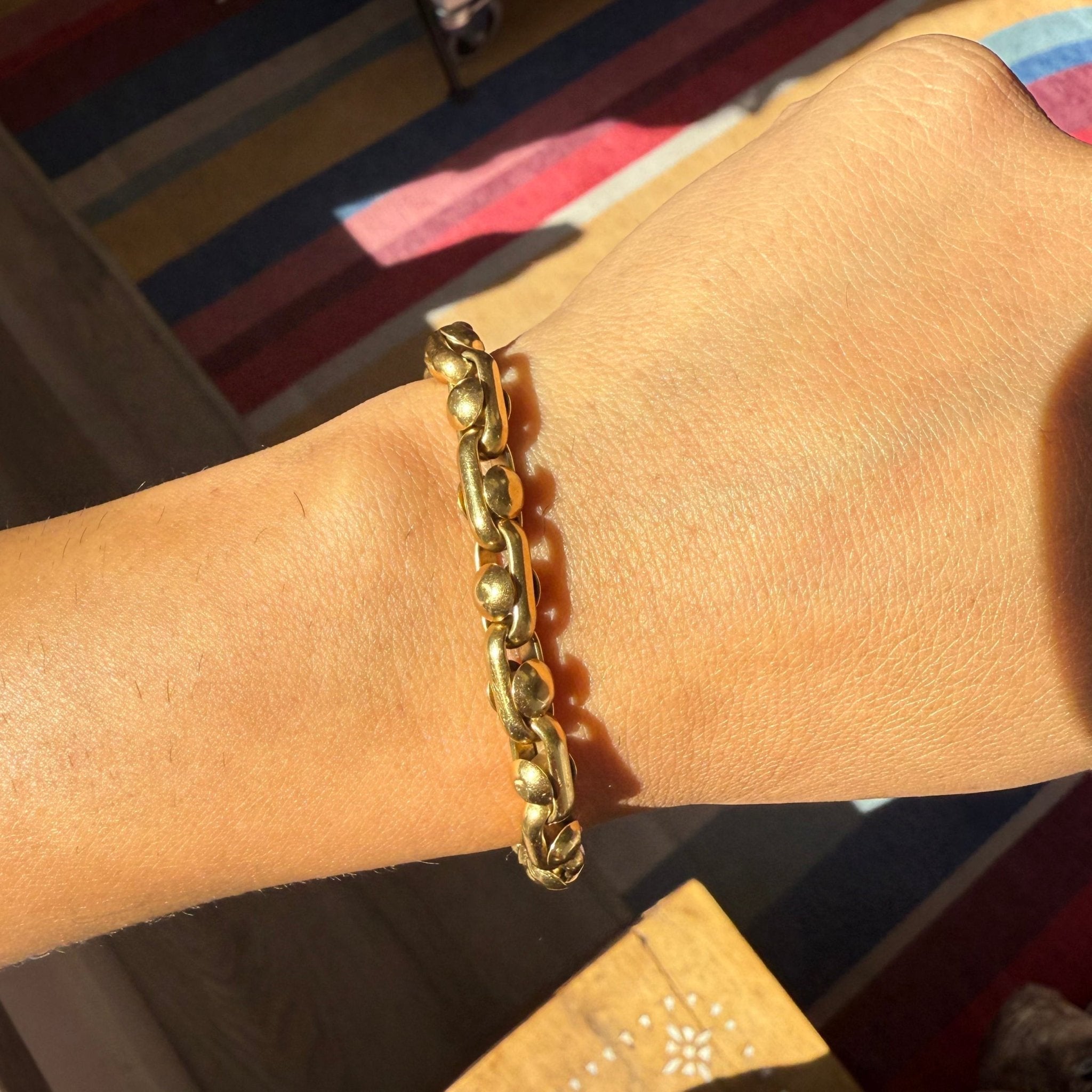 Vintage Italian Heavy Bracelet, by La Pepita