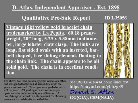 Vintage Italian Heavy Chain, by La Pepita