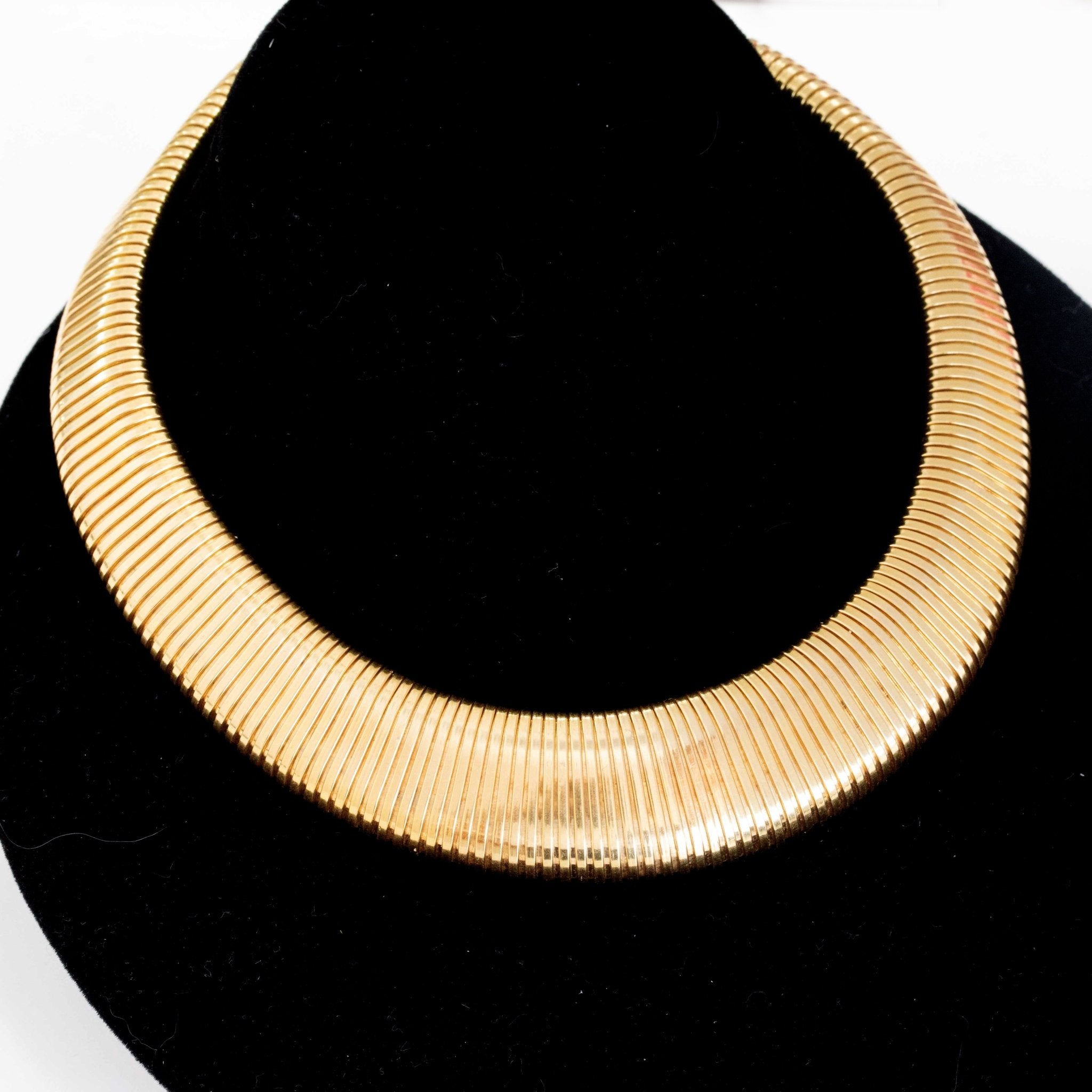 Vintage Italian Tubogas Choker Necklace