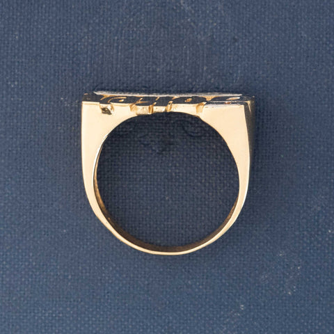 Vintage JOKER Name Plate Ring