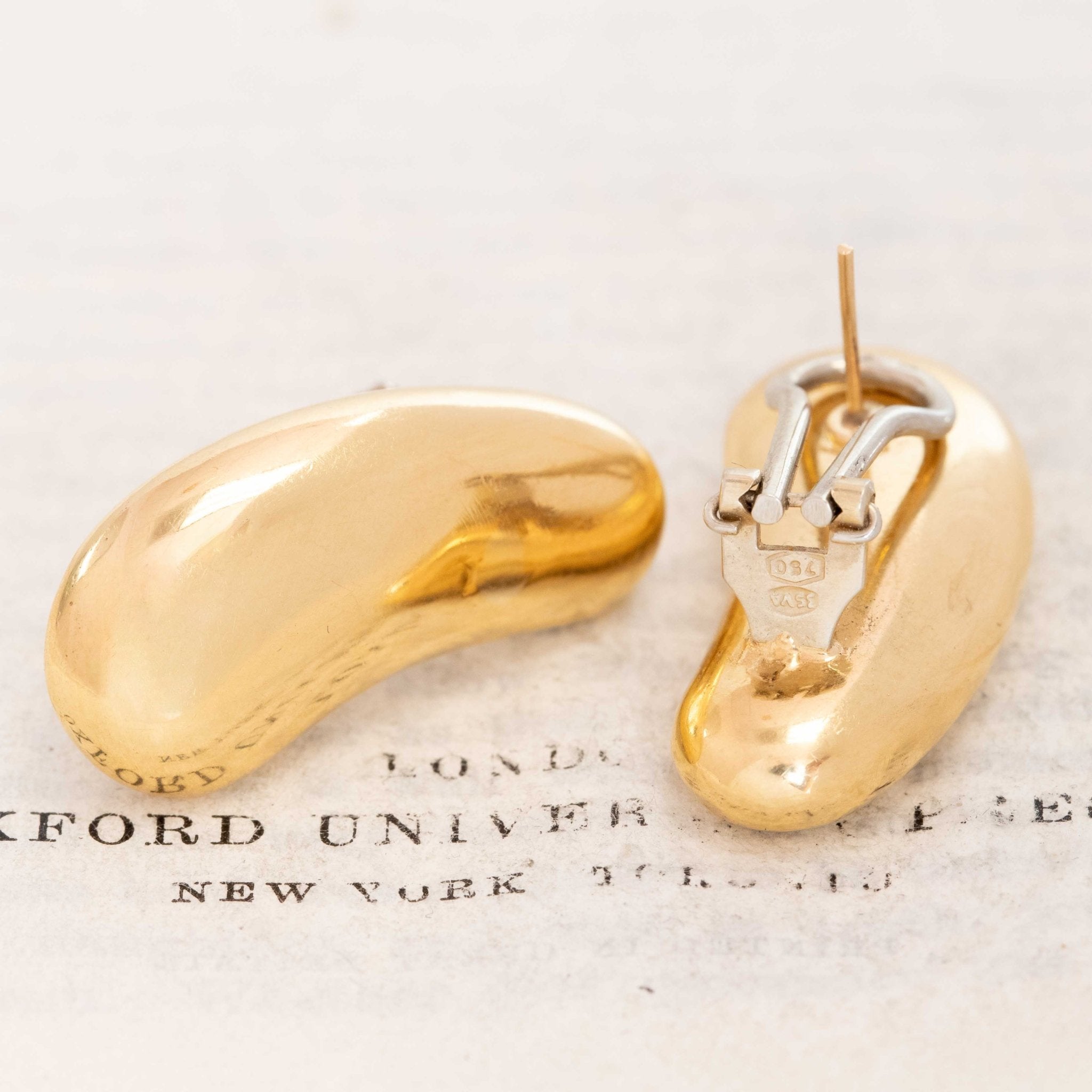 Vintage Jumbo Freeform Earrings