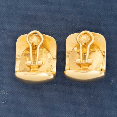Vintage Jumbo Gold Earrings