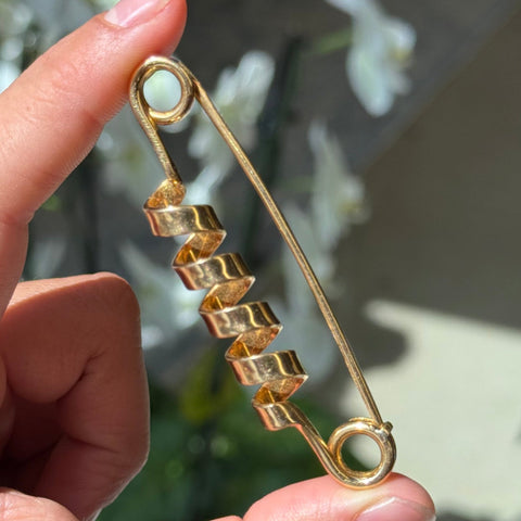 Vintage Jumbo Safety Pin, by Cartier Paris