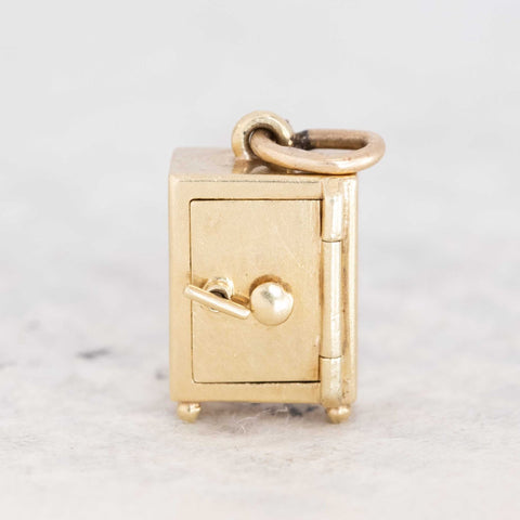 Vintage "Keep my Heart Safe" Charm