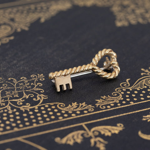 Vintage Key to my Heart Brooch/Pin Tiffany & Co.