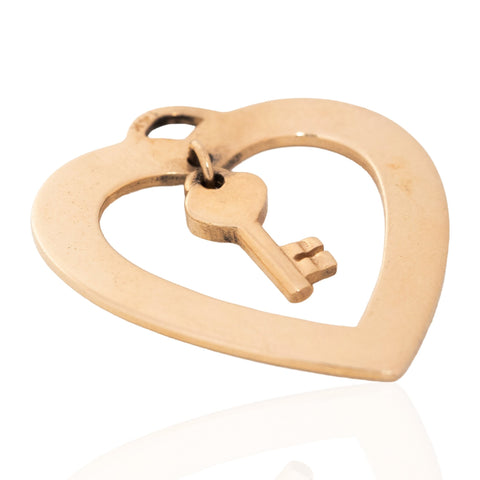 Vintage “Key to my Heart” Pendant