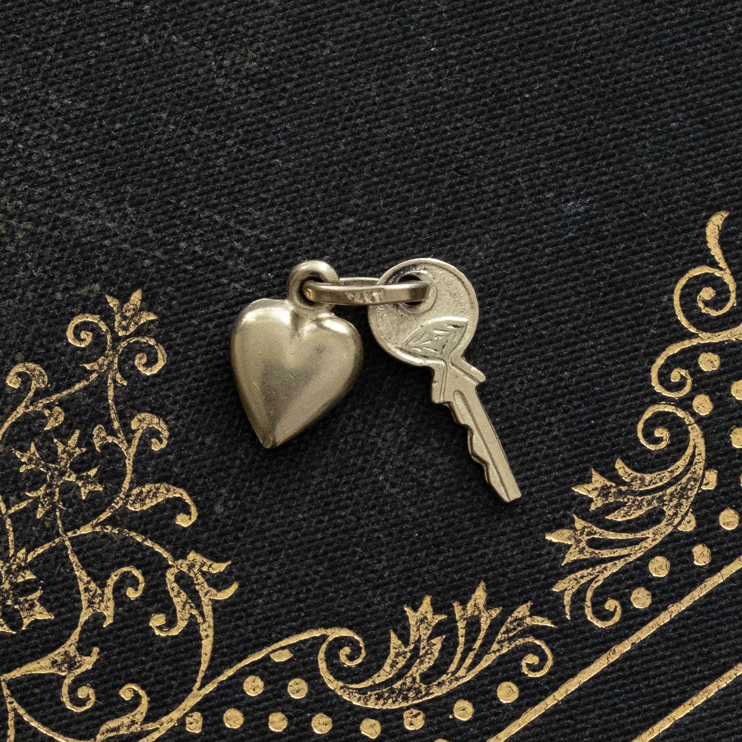 Vintage "Key to my Heart" Pendant/Charm