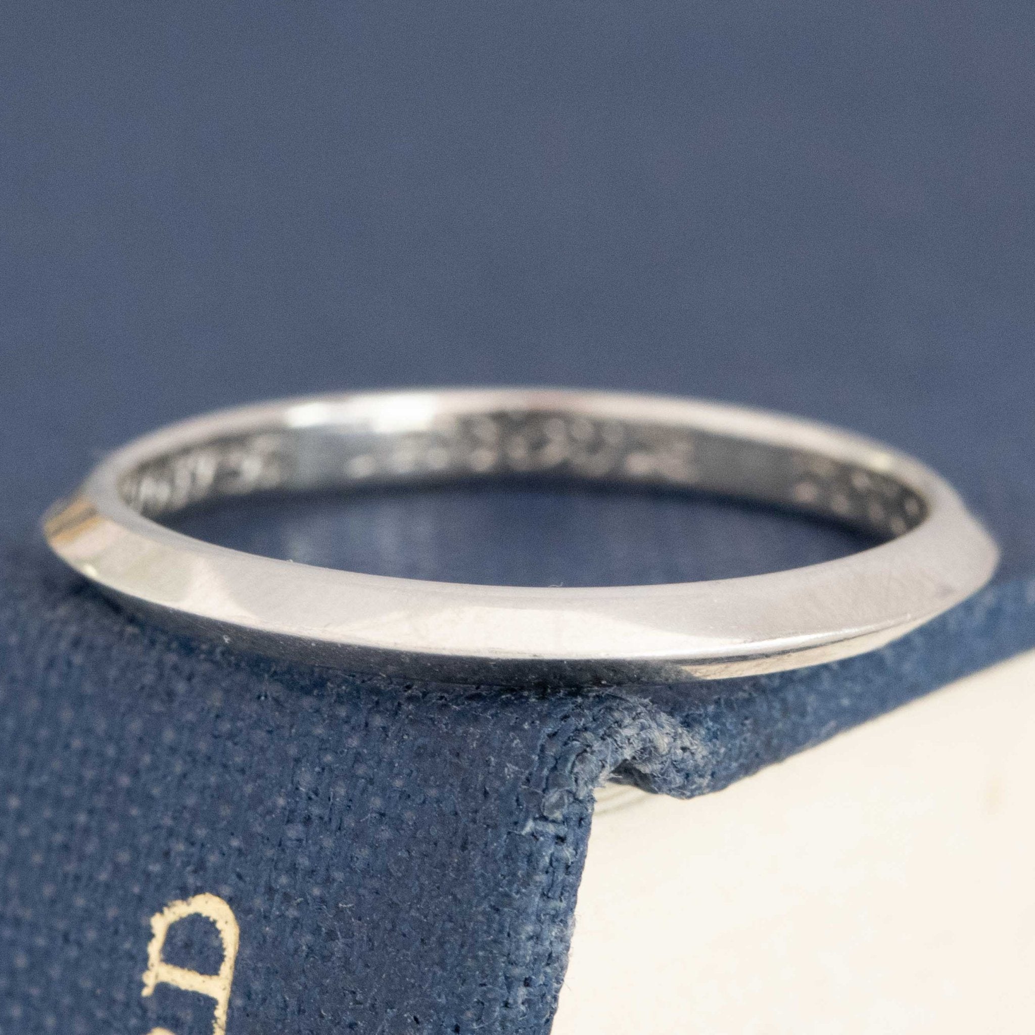 Vintage Knife Edge Wedding Band, by Tiffany & Co.