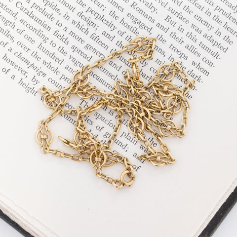 Vintage Knot Chain, 25"