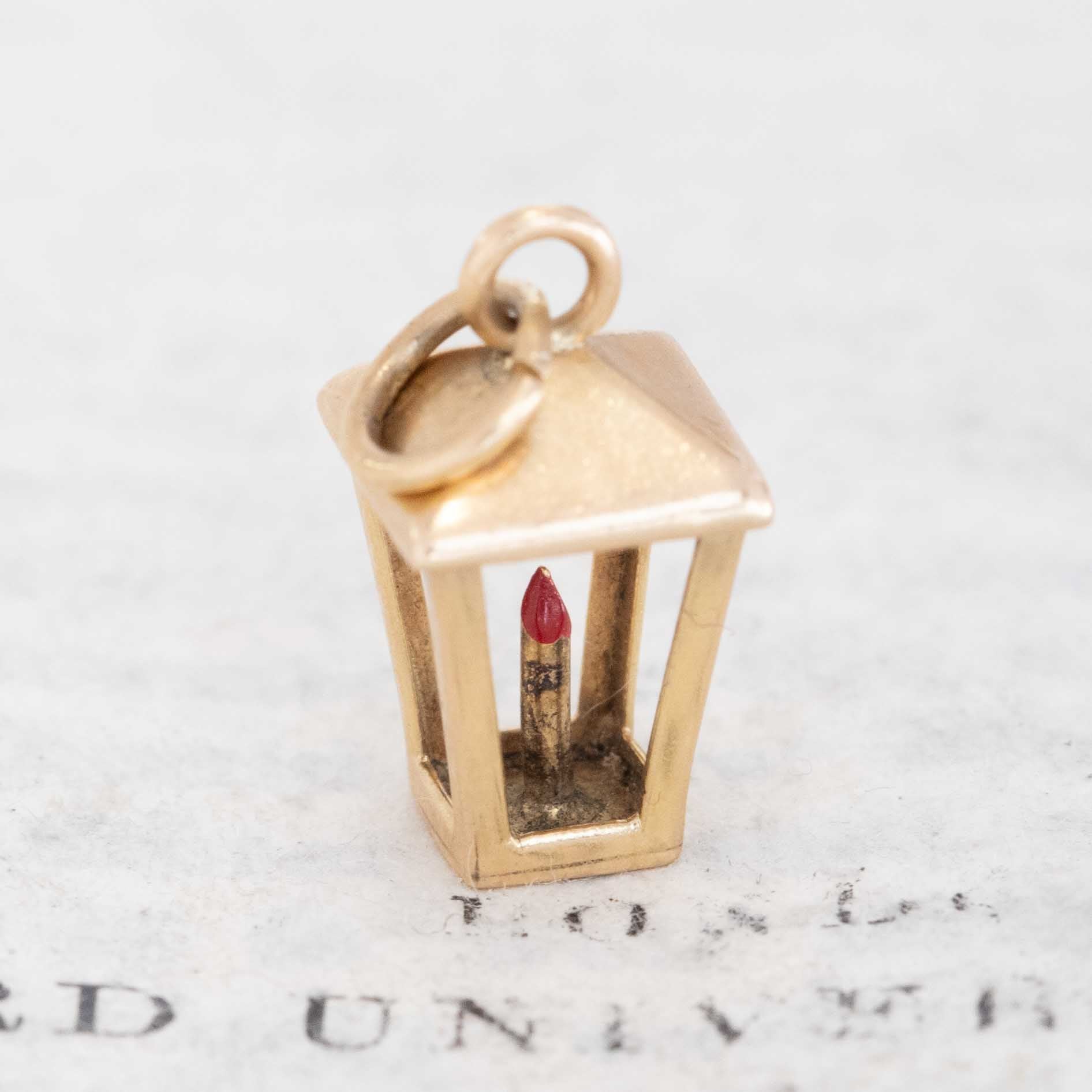 Vintage Lantern Charm