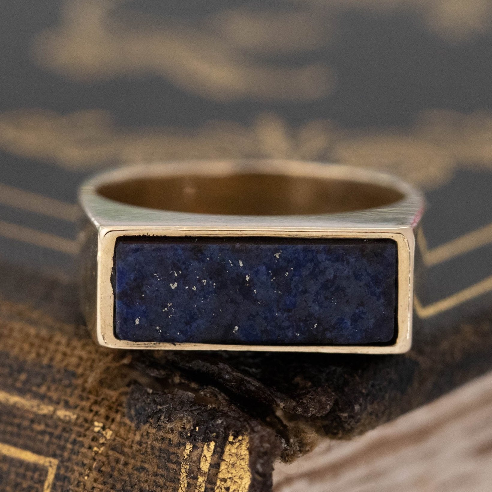 Vintage Lapis Signet Ring, by Tiffany & Co.