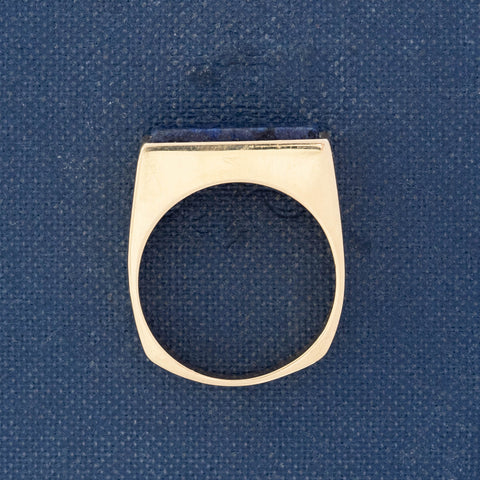 Vintage Lapis Signet Ring, by Tiffany & Co.